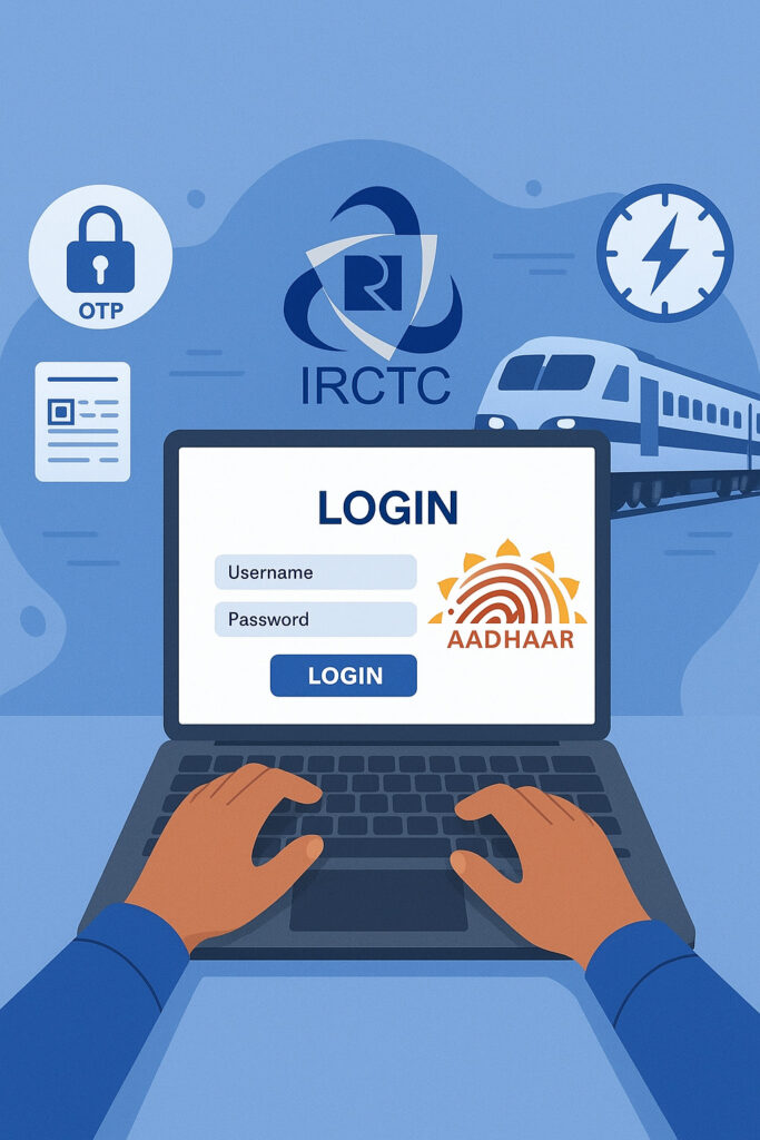 IRCTC Aadhar Linking